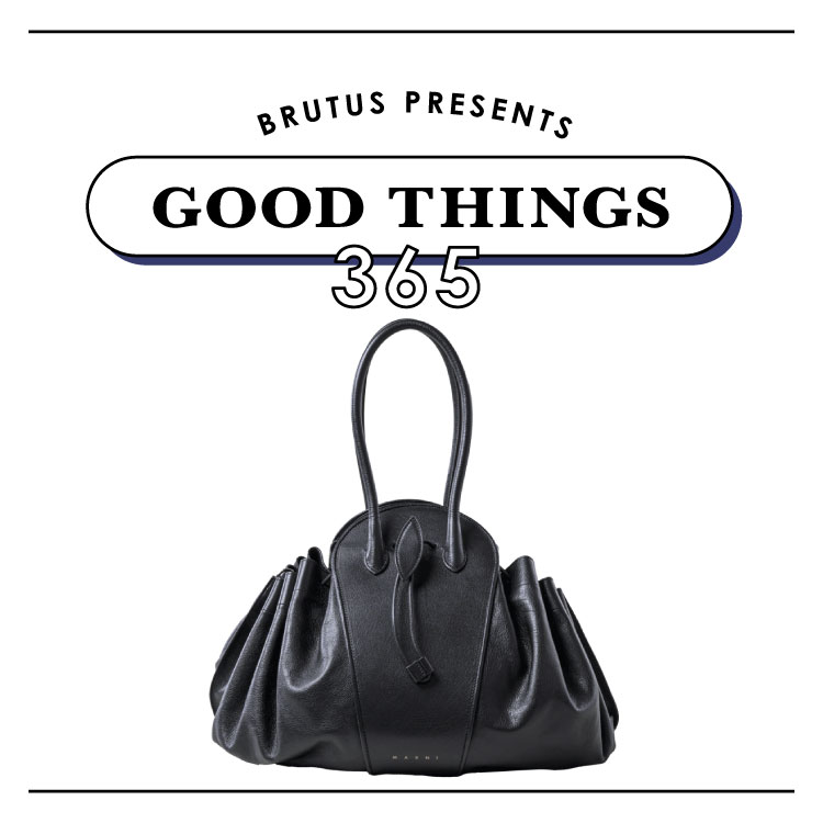 有終の美に“花”を添える。〈MARNI〉のトップハンドルバッグ：GOOD THINGS 365