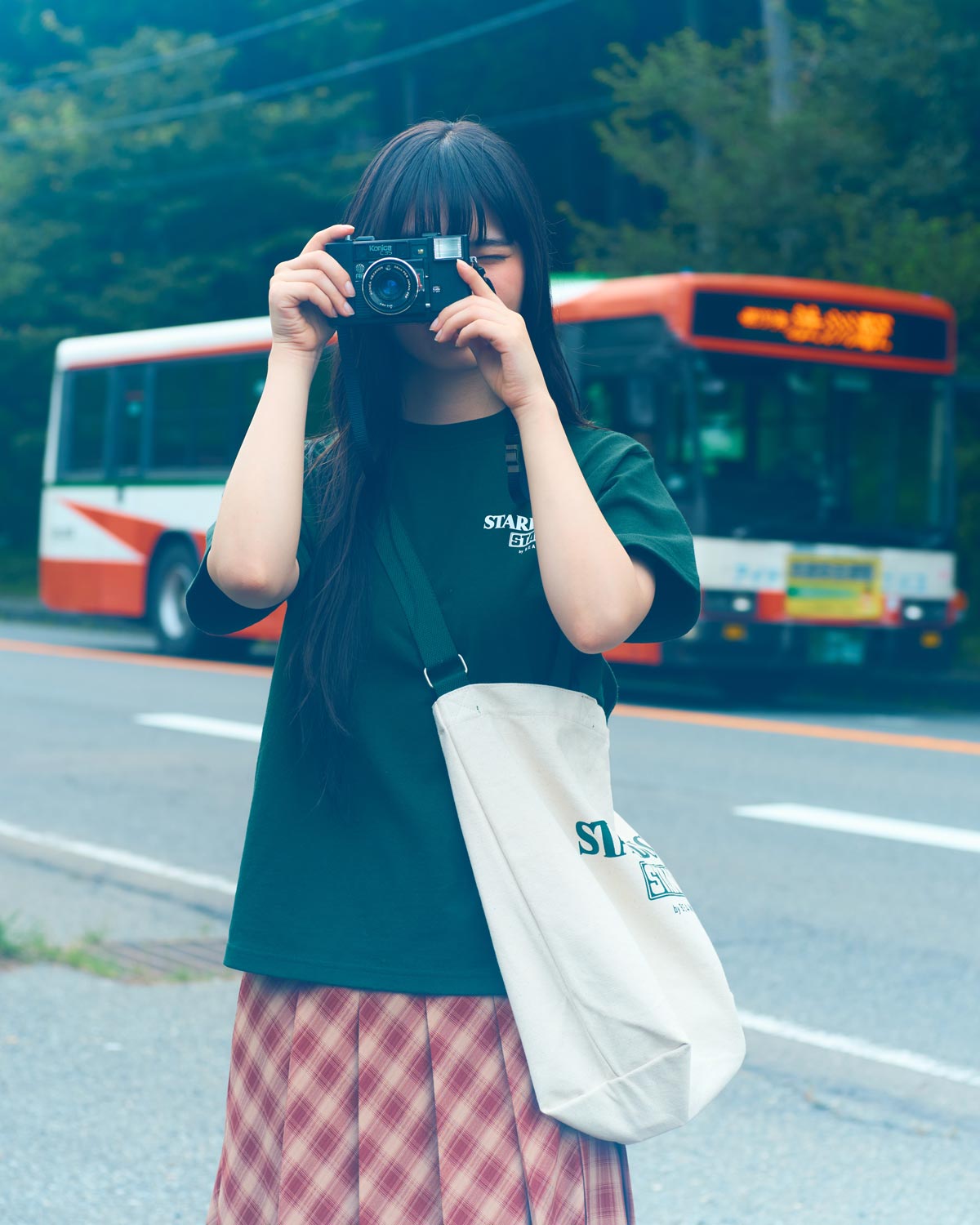 〈STARBUCKS STAND by BEAMS〉キャンバス LOGO トートバッグ