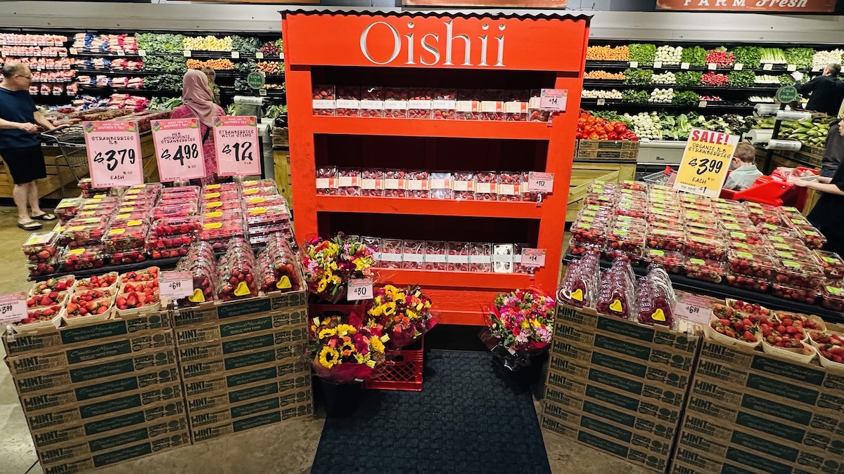 北米では多くのスーパーや食料品店で商品が流通している。