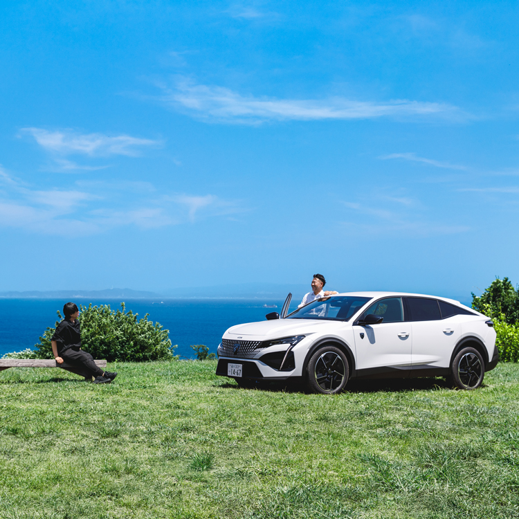 PEUGEOT 408 GT Hybridとフレンチレストランyaoyuの鳥海智史・幸子さん