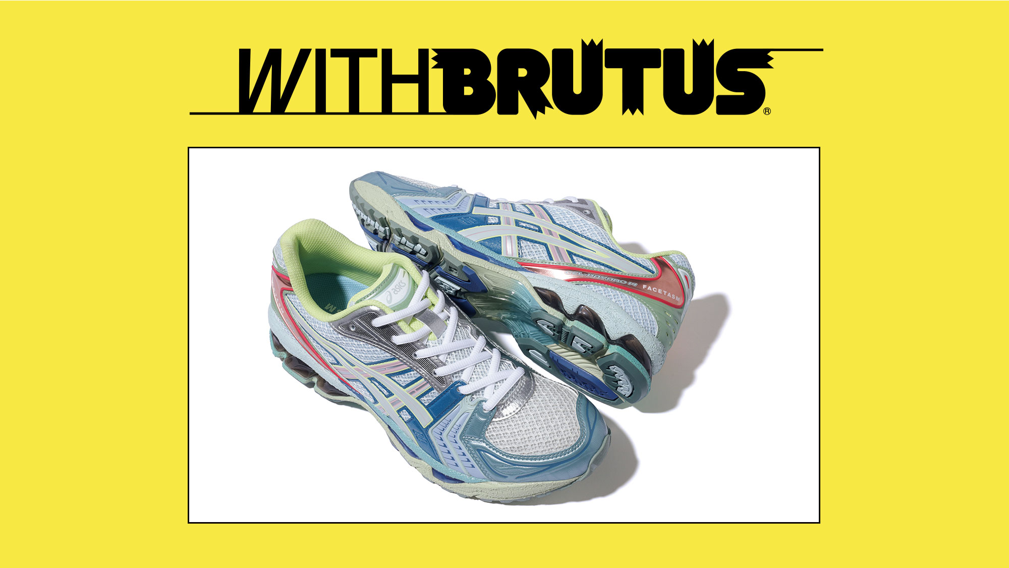 最新号からプレゼント】〈FACETASM〉×〈ASICS SportStyle〉の