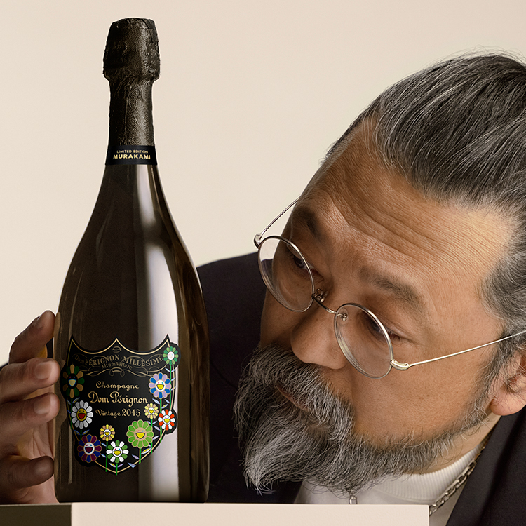 ドン ペリニヨン ヴィンテージ 2015 村上隆 限定エディション」と村上隆