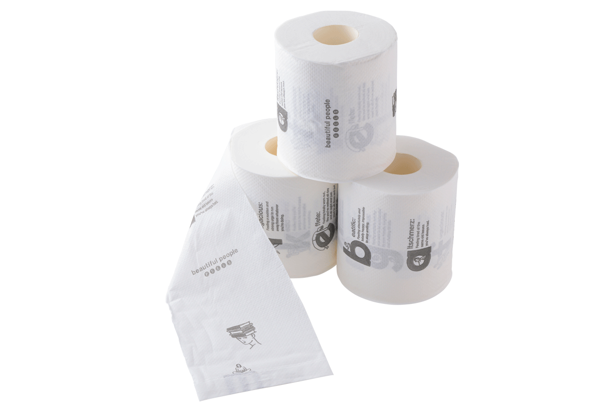 〈beautiful people〉のトイレットペーパー