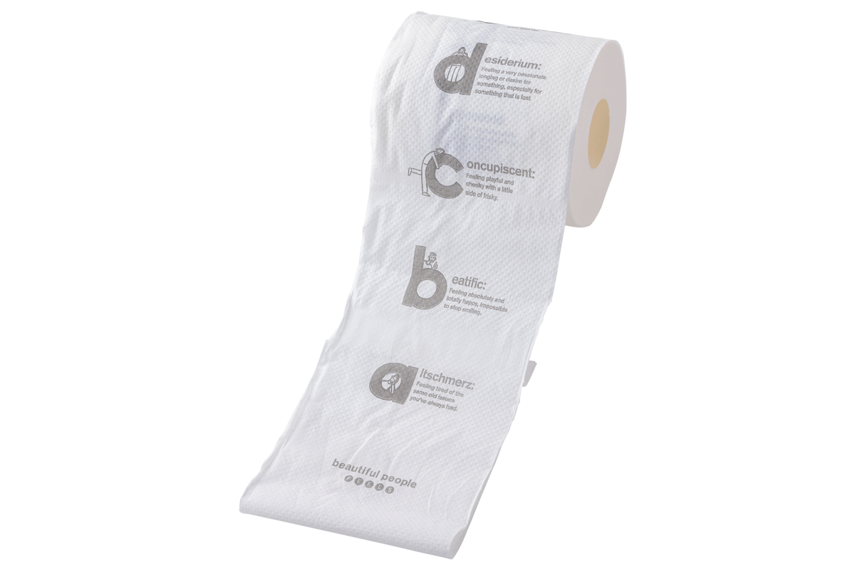 〈beautiful people〉のトイレットペーパー