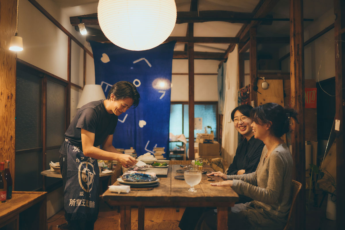 お家寿司の様子