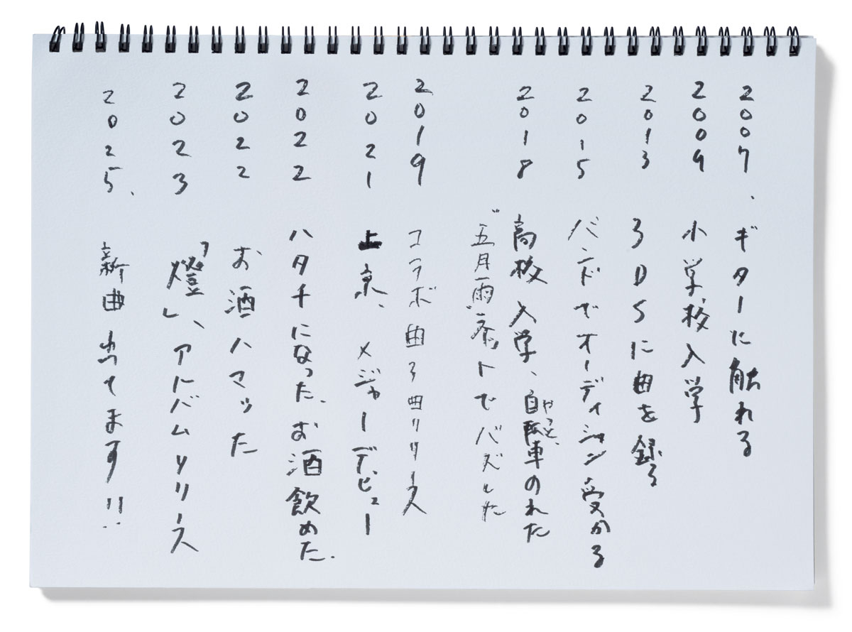 崎山蒼志の人生年表