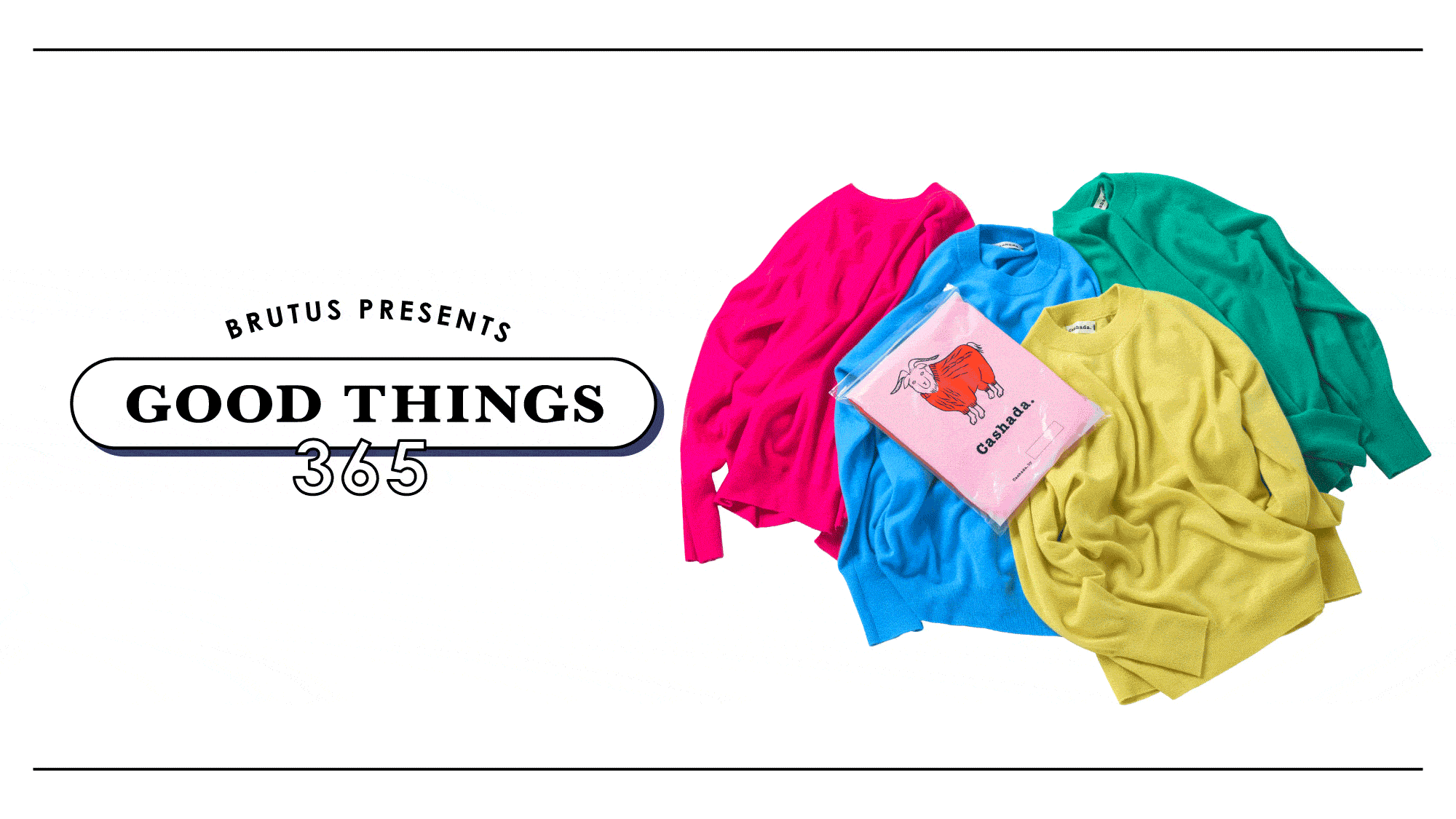 〈カシャーダ〉のクルーネックニット