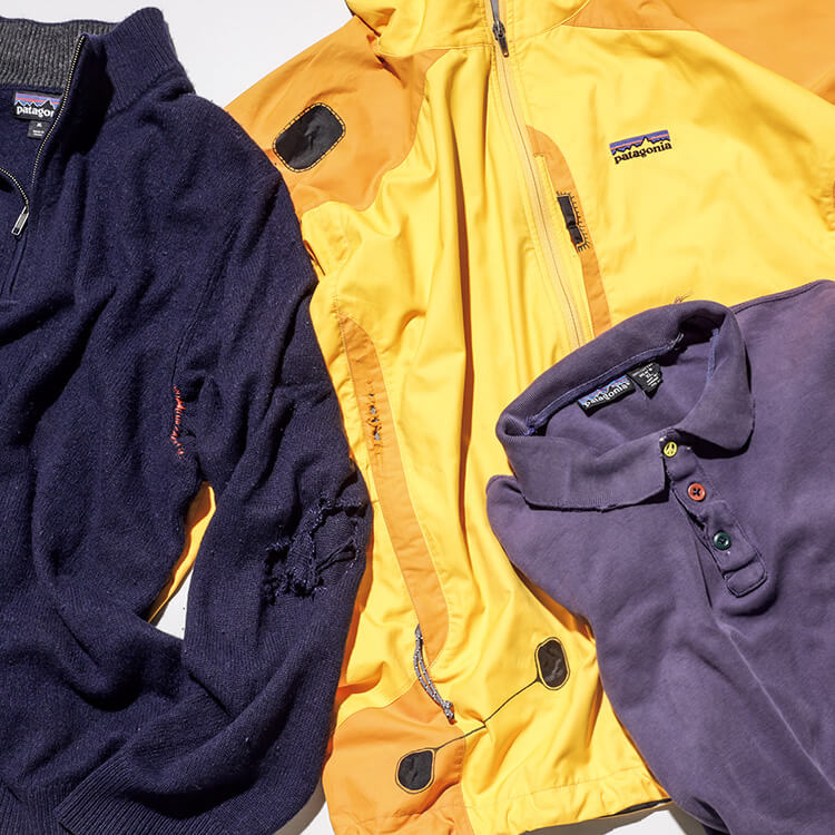 〈パタゴニア〉カシミヤニット、ウィンドブレーカー、ポロシャツ