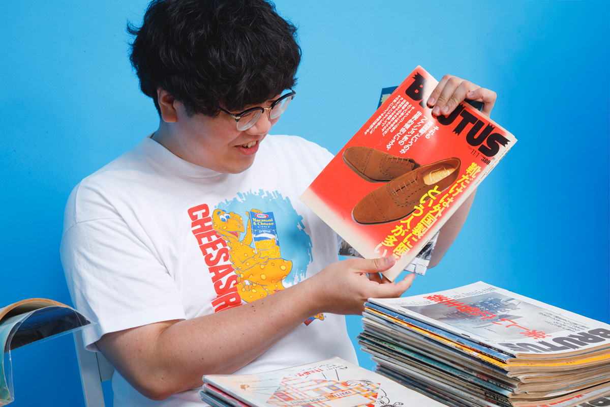 雑誌BRUTUSを読む佐伯ポインティ