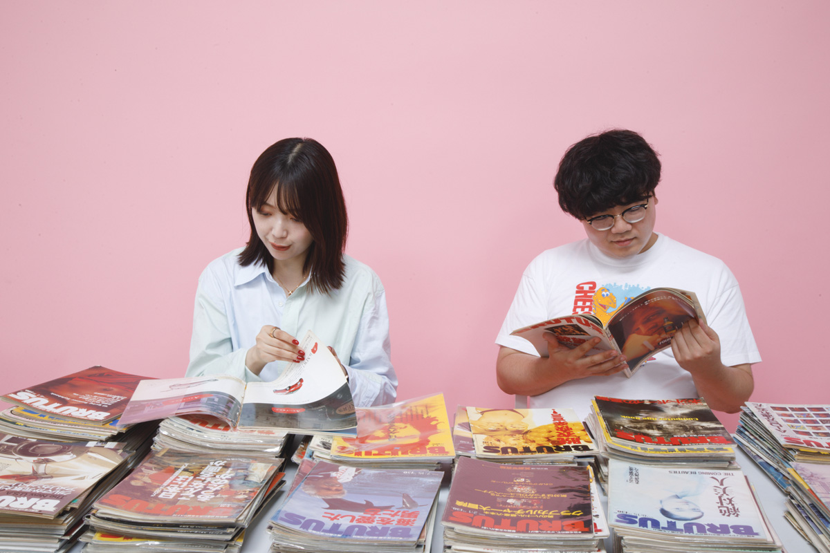 雑誌『BRUTUS』を読む三宅香帆と佐伯ポインティ