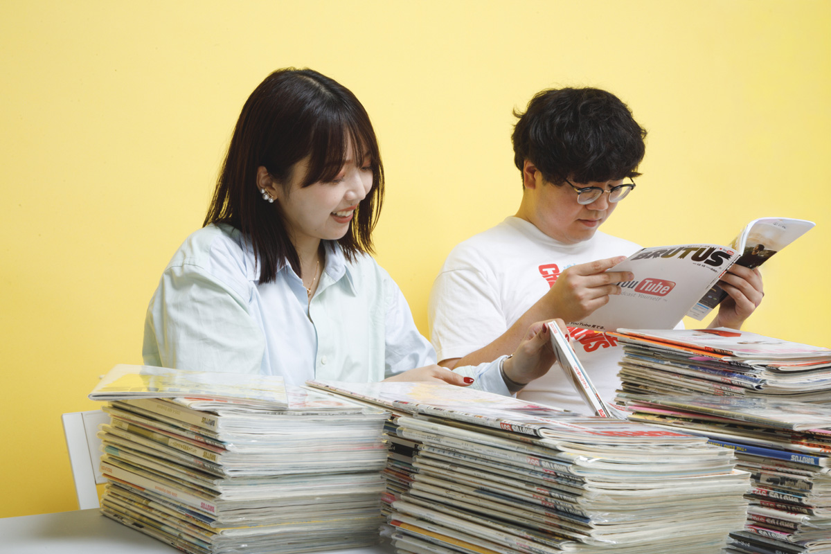 雑誌『BRUTUS』を読む三宅香帆と佐伯ポインティ