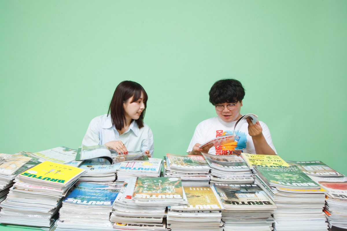 雑誌『BRUTUS』を読む三宅香帆と佐伯ポインティ