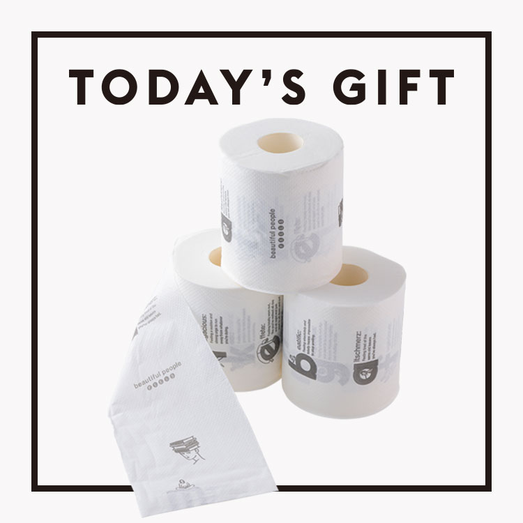 〈beautiful people〉のトイレットペーパー