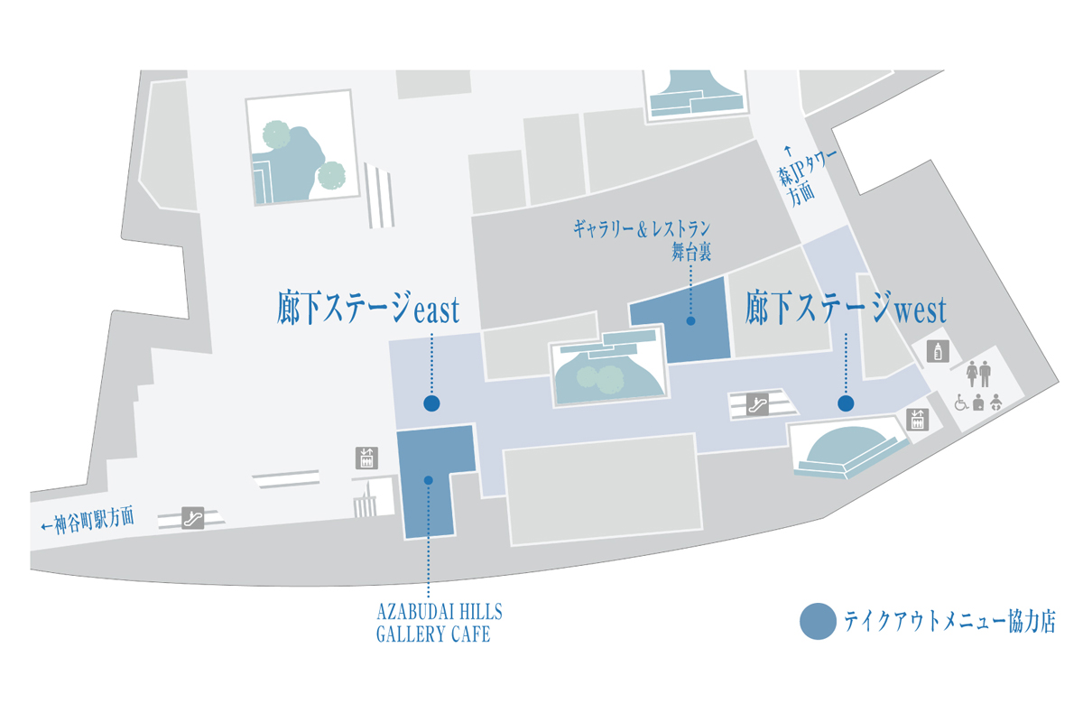 「廊下音楽」の会場図