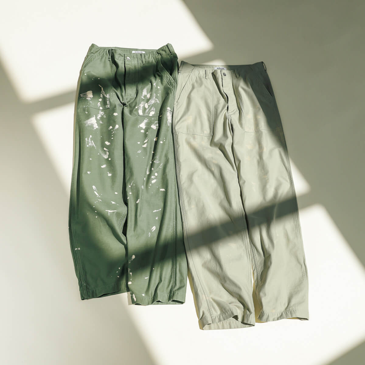 〈オーラリー〉ベイカーパンツ