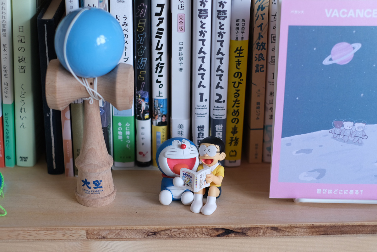 ドラえもんとのび太のフィギュア