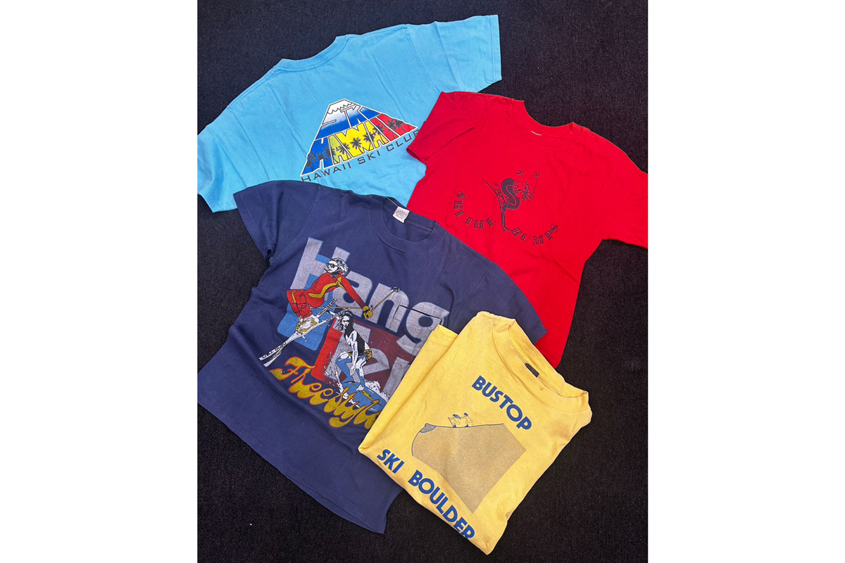 スキーにまつわるTシャツ