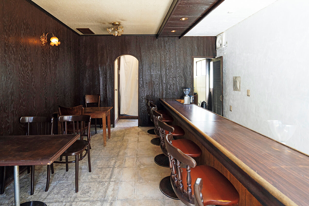 京都〈伴奏珈琲店〉店内