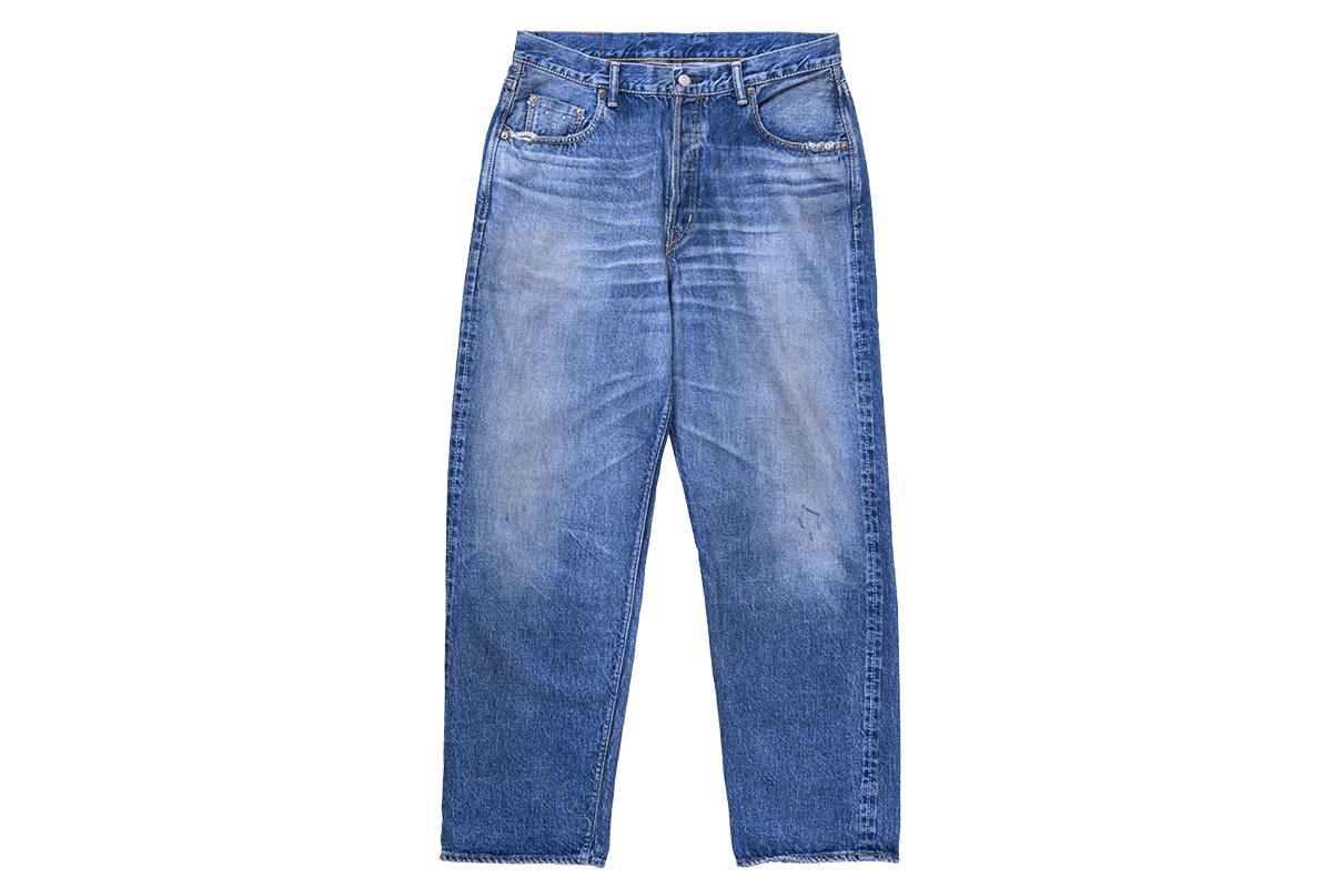 〈フルカウント〉 × 〈ポップ トレーディング カンパニー〉のジーンズ