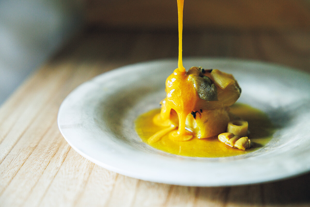 京都〈MUBE〉火焰菜 卵茸