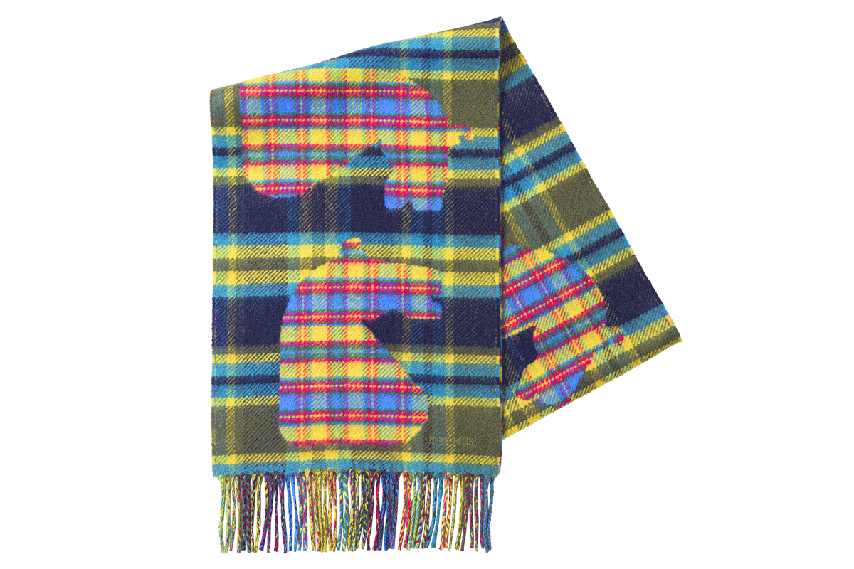 〈エルメス〉のマフラー