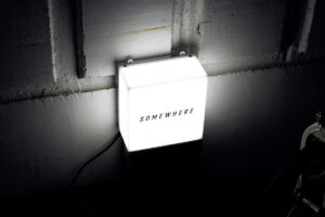 京都〈SOMEWHERE〉店頭サイン