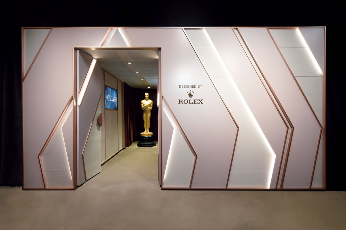 ロレックスがオフィシャルホストを務める、アカデミー賞授賞式の控室「グリーンルーム」