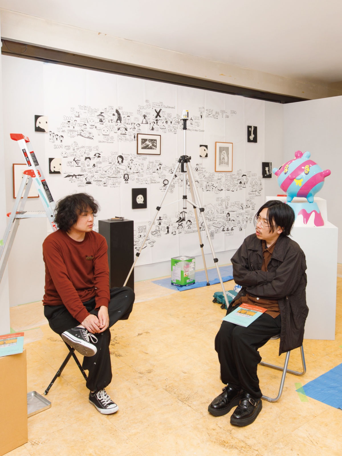 美術家・梅津庸一、と〈pillings〉デザイナー・村上亮太