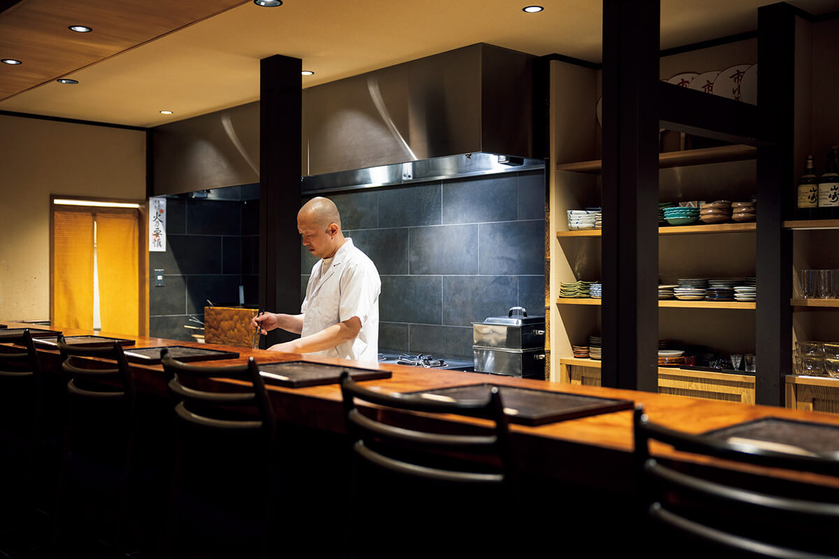 京都〈わか杦〉店内