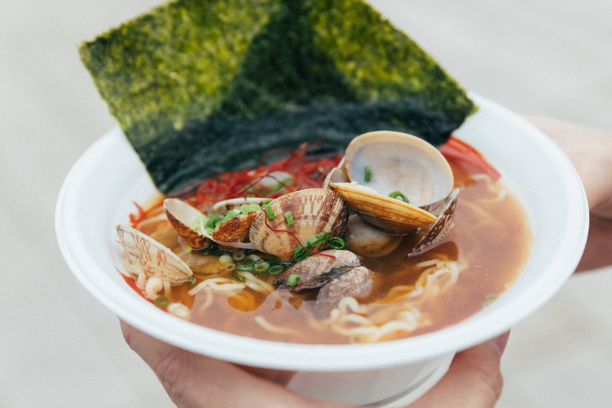 「焼き鯛出汁×蒸あさりのUMAMI 濃厚魚骨ラーメン」