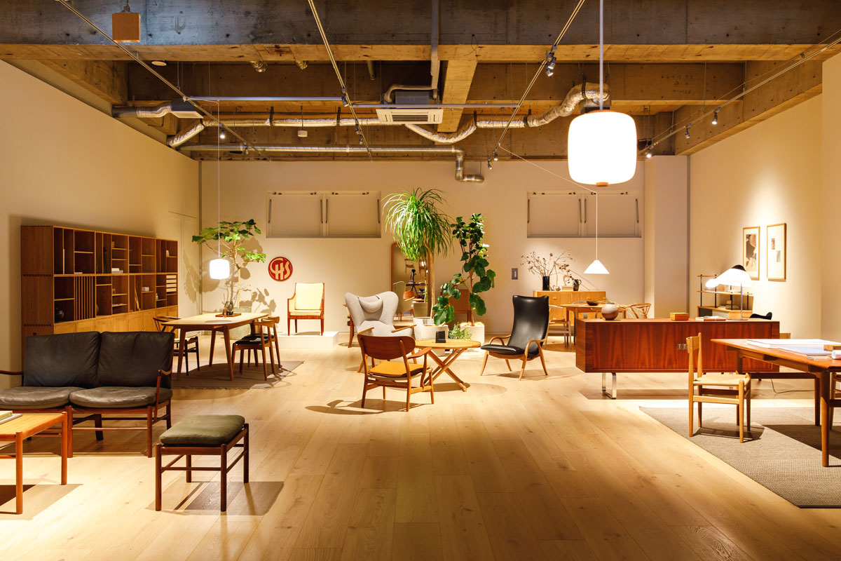 カール・ハンセン ＆ サン 東京本店 店内