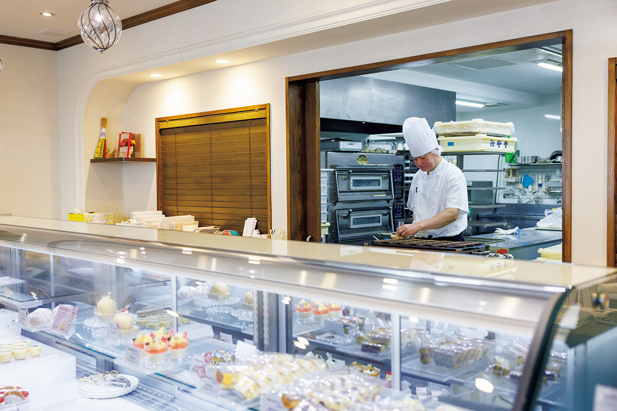 京都〈洋菓子の欧風堂〉店内