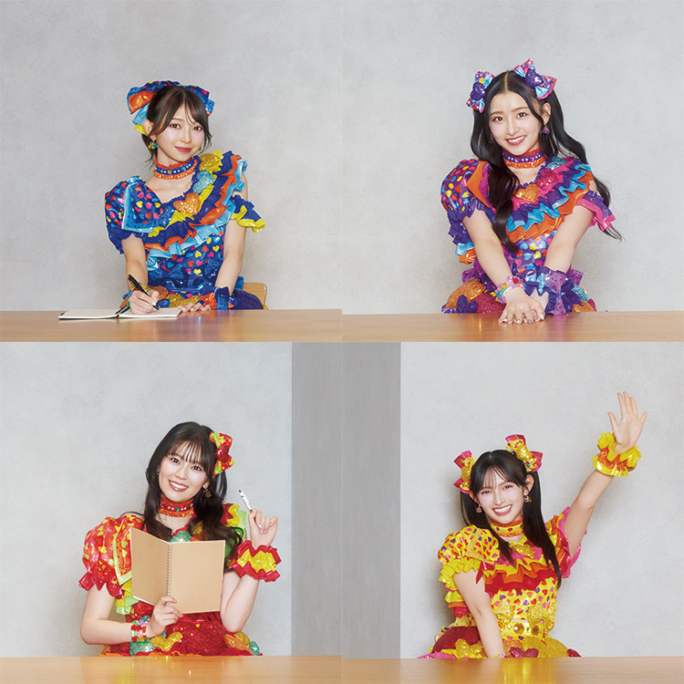 超ときめき♡宣伝部の坂井仁香、辻野かなみ、杏ジュリア、菅田愛貴