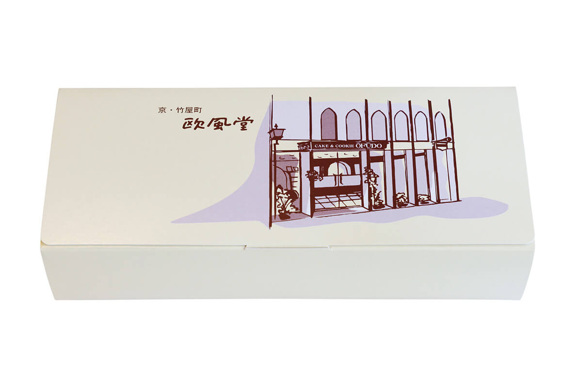 京都〈洋菓子の欧風堂〉のワッフル パッケージ