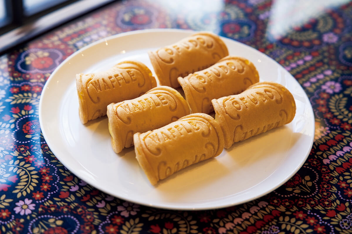 京都〈洋菓子の欧風堂〉のワッフル
