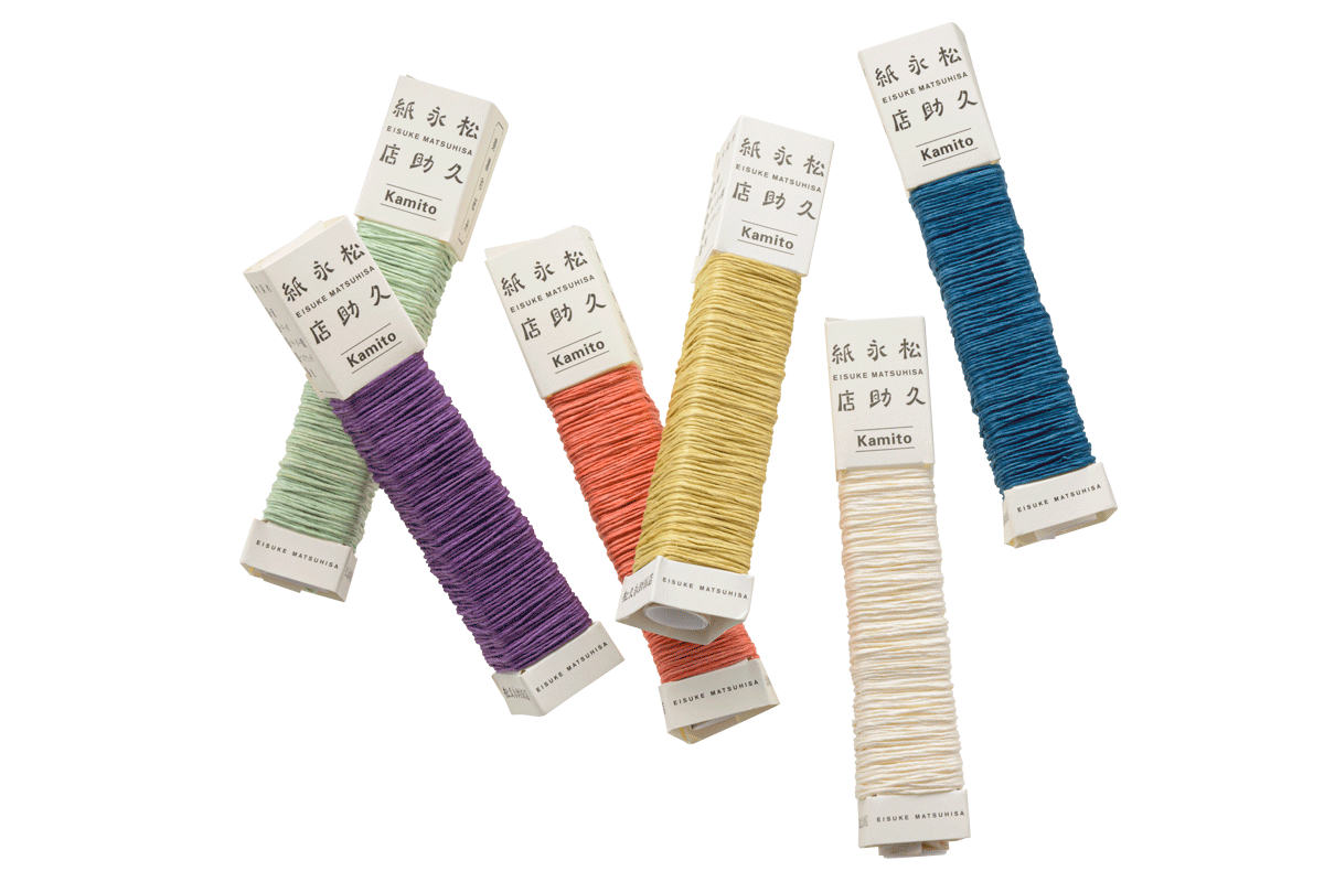 〈松久永助紙店〉の糸