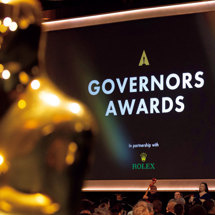 ロレックスの協賛の下行われる、映画界への功績をたたえる「ガバナーズ・アワード」