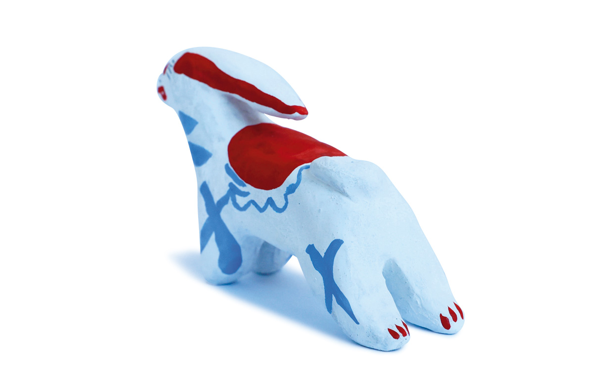 柳宗悦も愛した青森の土人形「青森の兎 うさぎ」