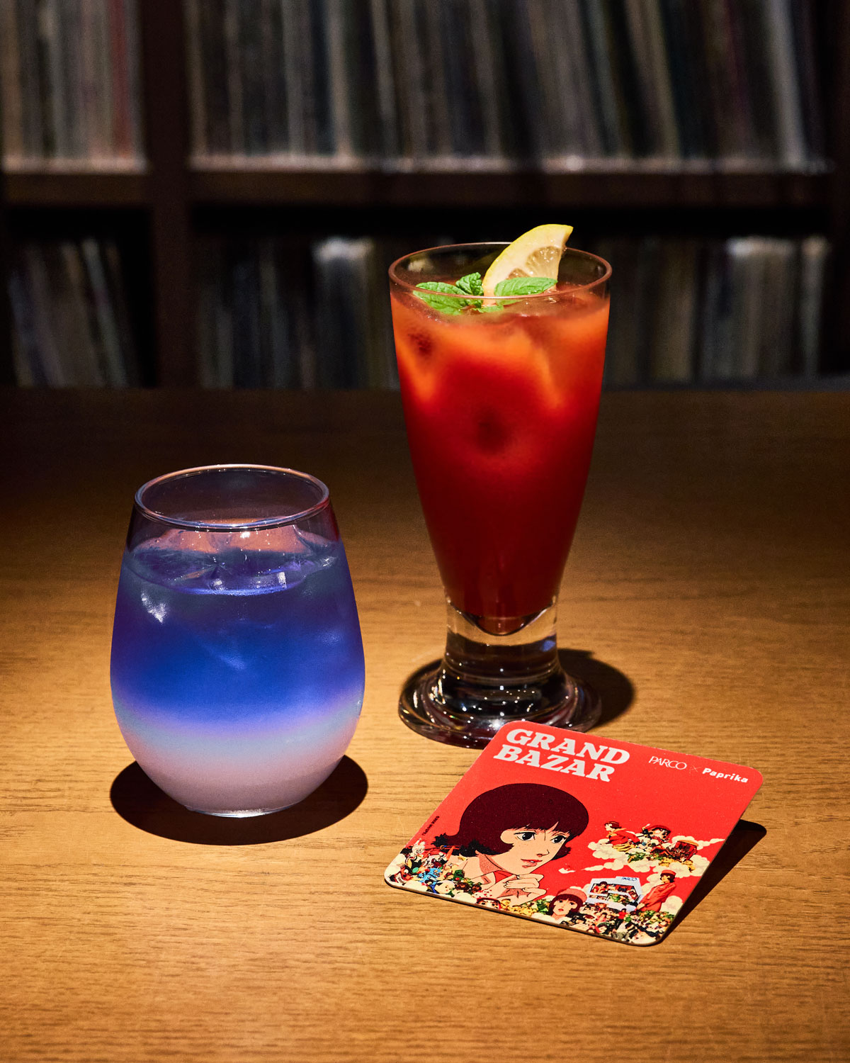 バタフライピーカルピス とスパイシーブラッディメアリー