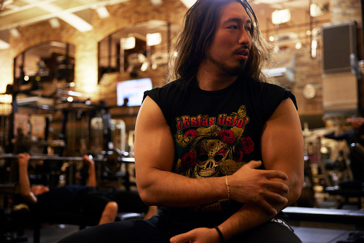 プロレスラー辻陽太さんのトレーニングの様子