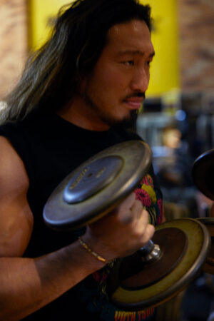 プロレスラー辻陽太さんのトレーニングの様子