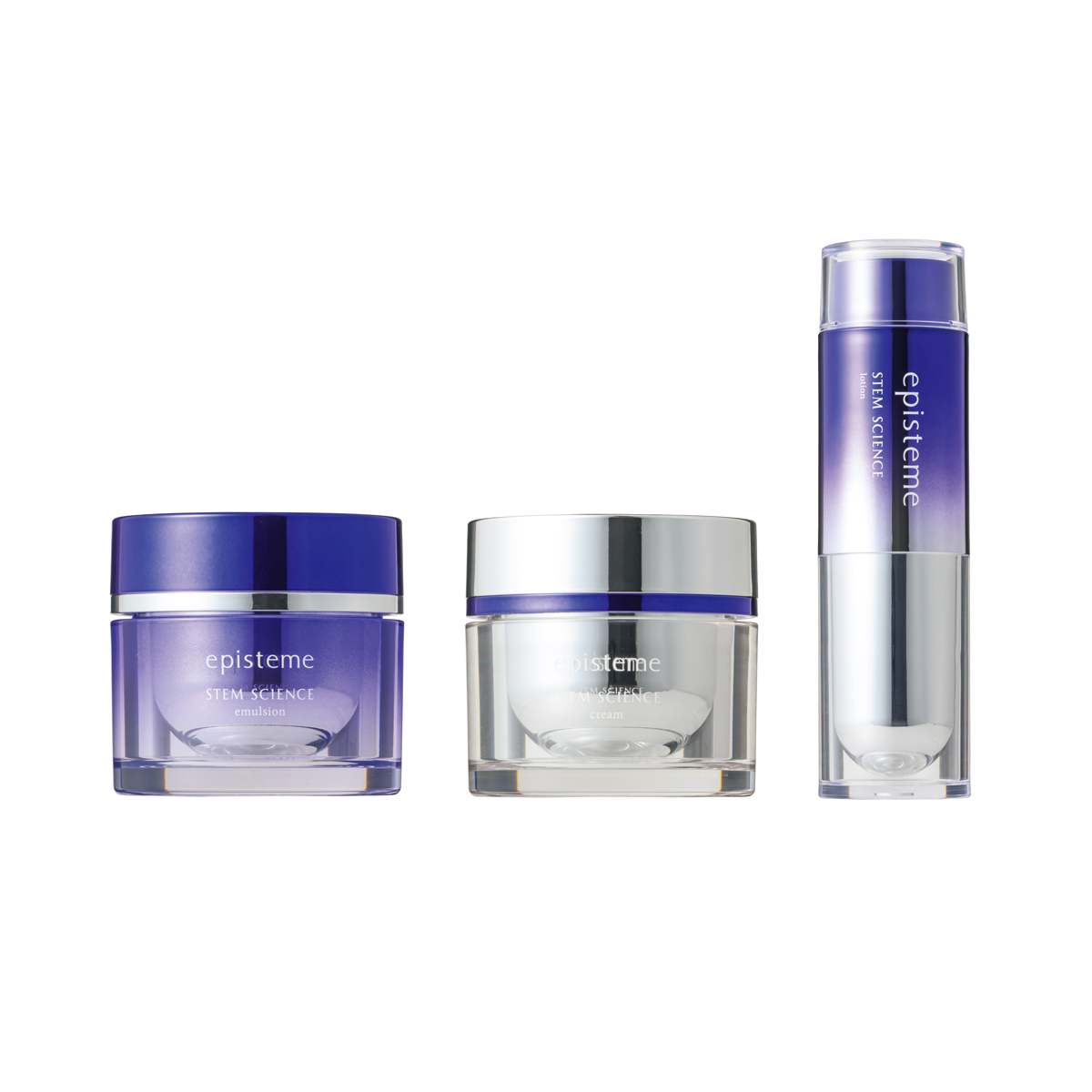 ステムサイエンスローションc 150㎖ 17,050円、ス
テムサイエンスエマルジョンc 45g 17,050円、ステムサイエンスリフトクリームc 45g 37,400円