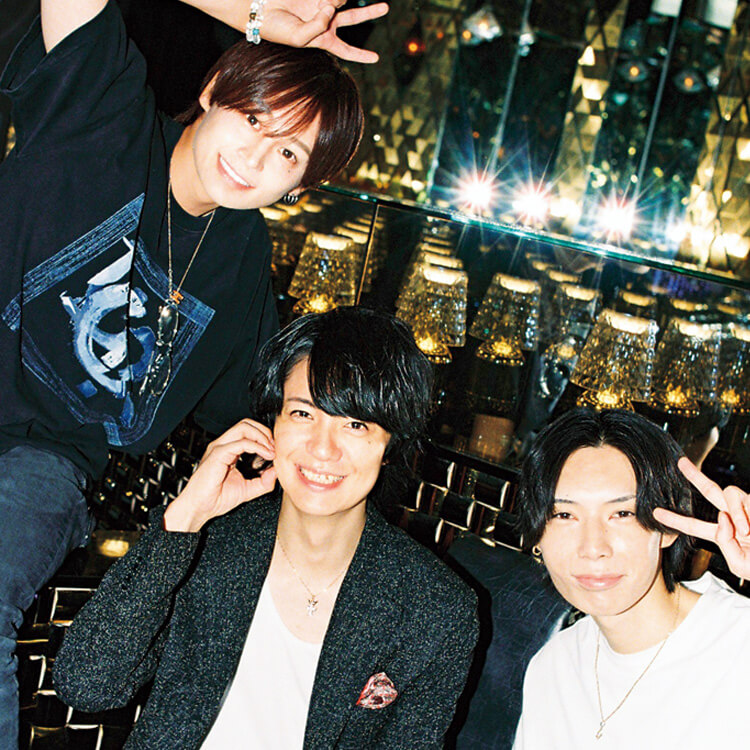 〈club Likey〉所属の日向キルア、宝城優也、凌