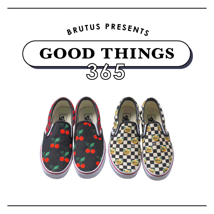 〈ヴァレンティノ ガラヴァーニ〉 × 〈ヴァンズ〉のスリッポン