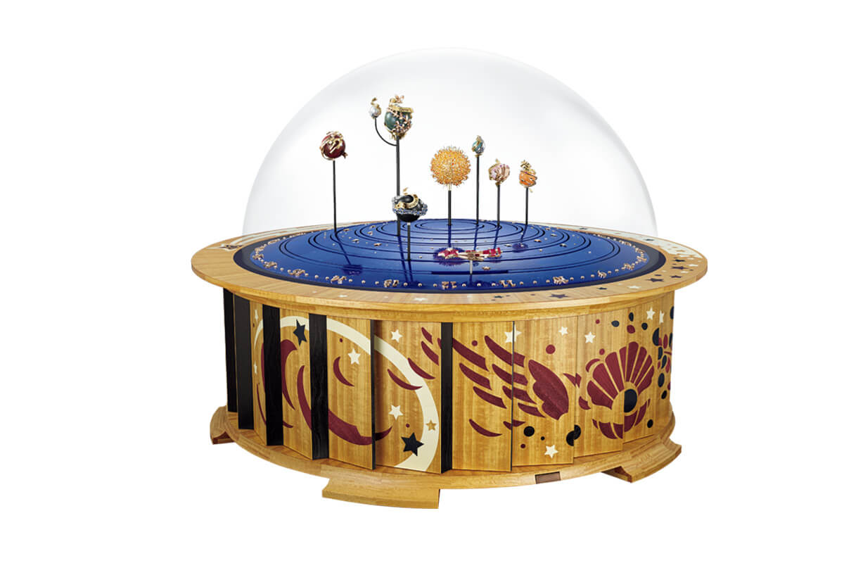 〈ヴァン クリーフ&アーペル〉の「プラネタリウムオートマタ」ユニークピース