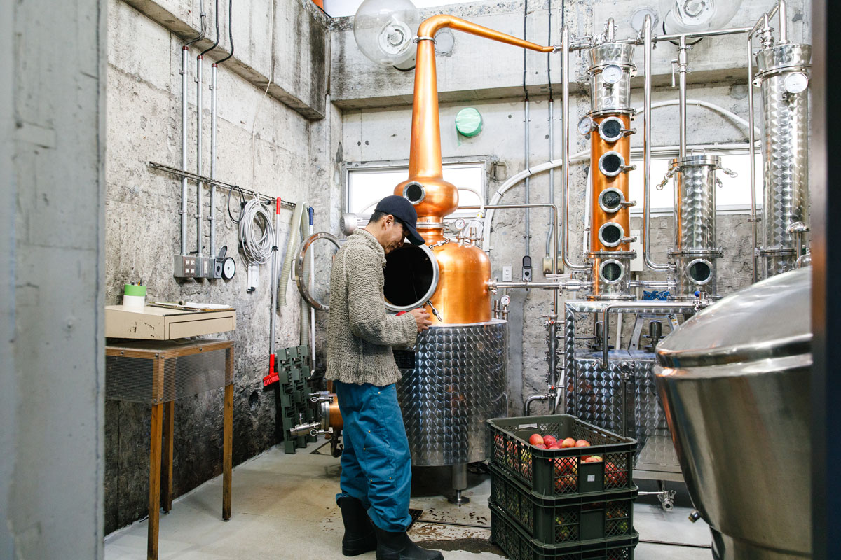 2025年に新調した蒸留機