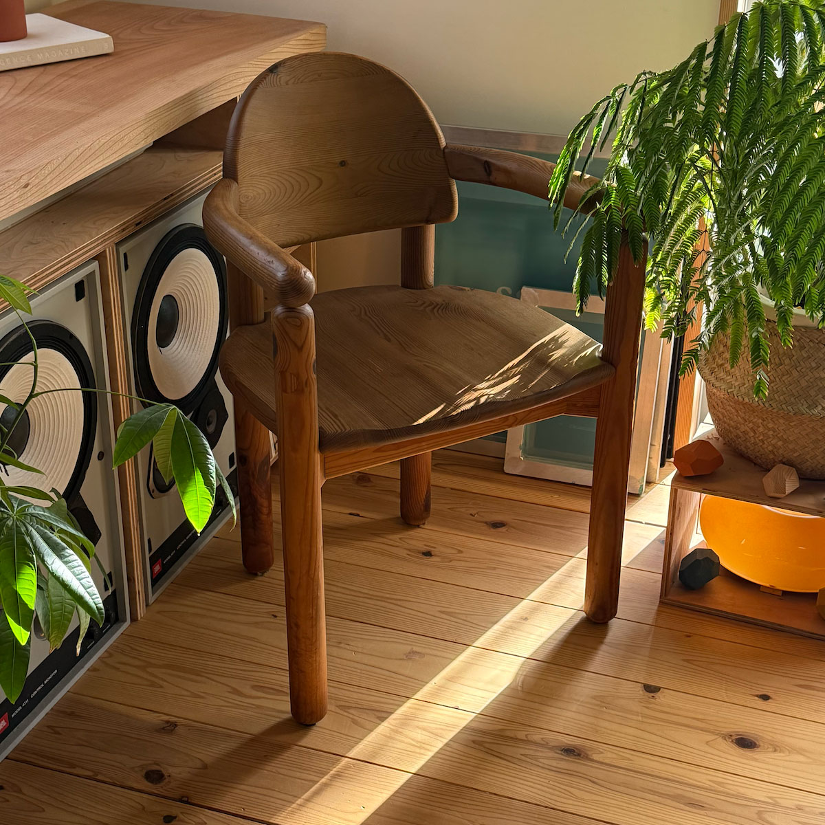 Rainer Daumillerのパイン材チェア