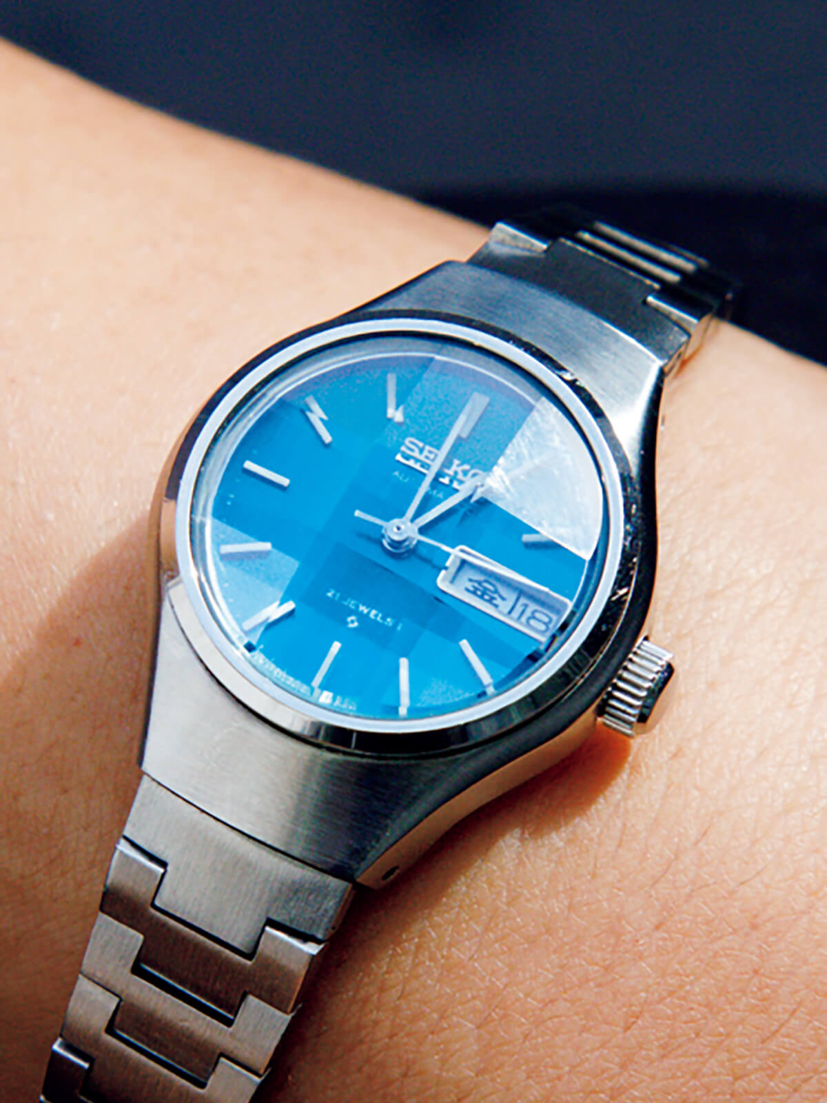 〈セイコー〉の自動巻き時計