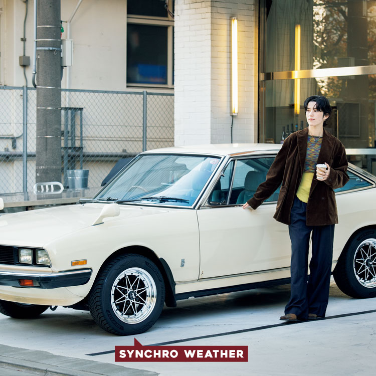 〈いすゞ〉117クーペと道木マヤ