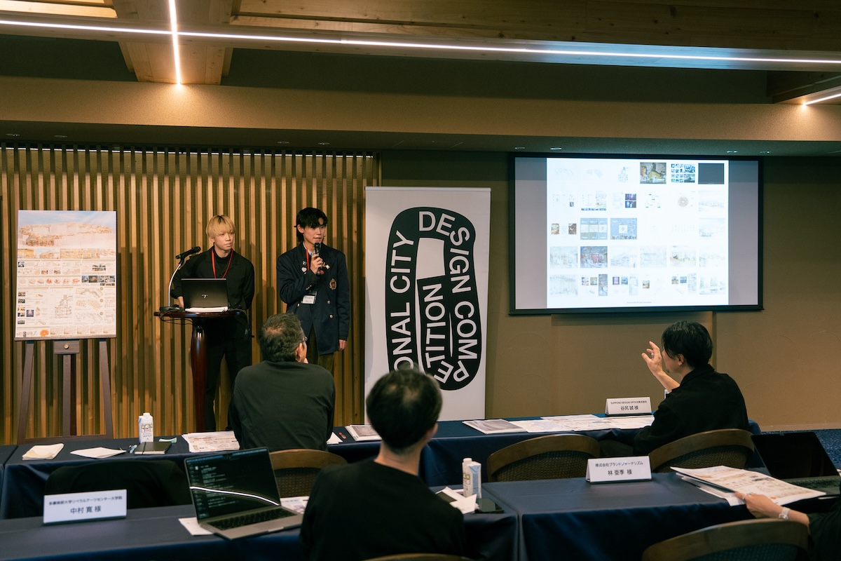 最終候補者によるプレゼンテーションの様子